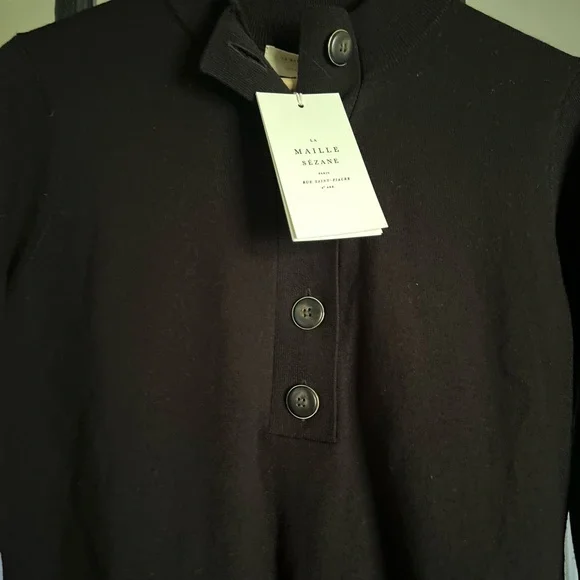 NWT Sezane Timothy Wool Jumper Sweater S - Picture 6 of 7